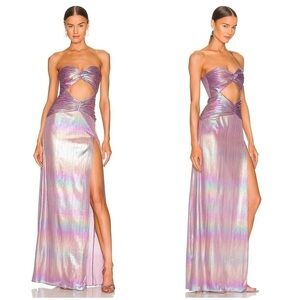 RETROFETE Soleil Dress In Lilac Aurora